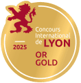 Médaille du Concours International de Lyon 2025 - 87/100 - OR 2025