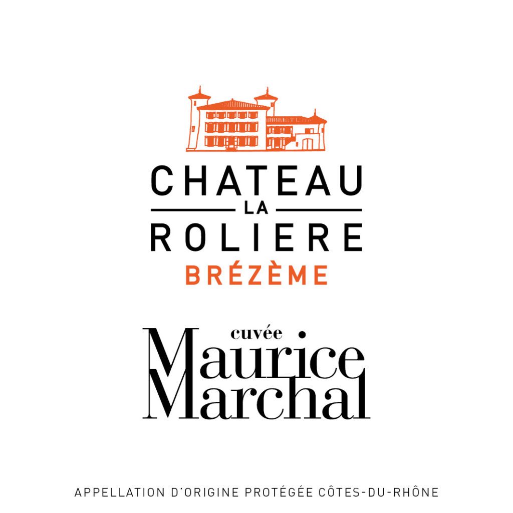 Etiquette Château La Rolière Brézème cuvée Maurice Marchal - Rouge